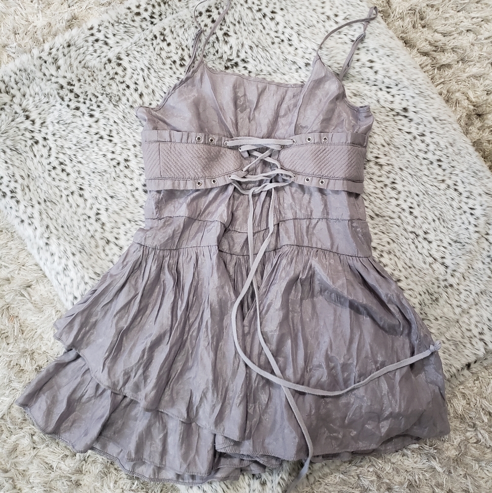 Layered Shimmery Corset Dress